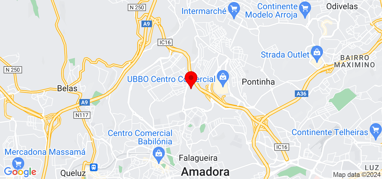 Remodela&ccedil;&otilde;es Msg - Lisboa - Amadora - Mapa