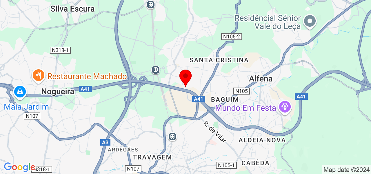 Inês Freitas - Porto - Maia - Map