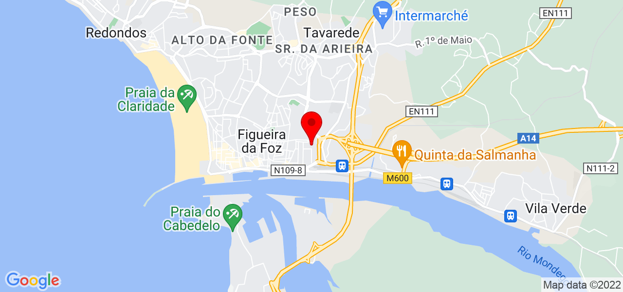 Foz Pets by In&ecirc;s Nicolau - Coimbra - Figueira da Foz - Mapa