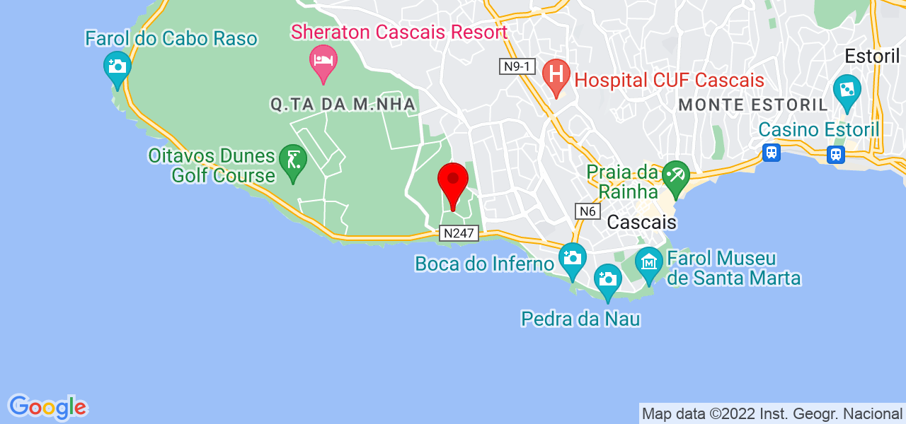 Mary Barreto - Lisboa - Cascais - Karte
