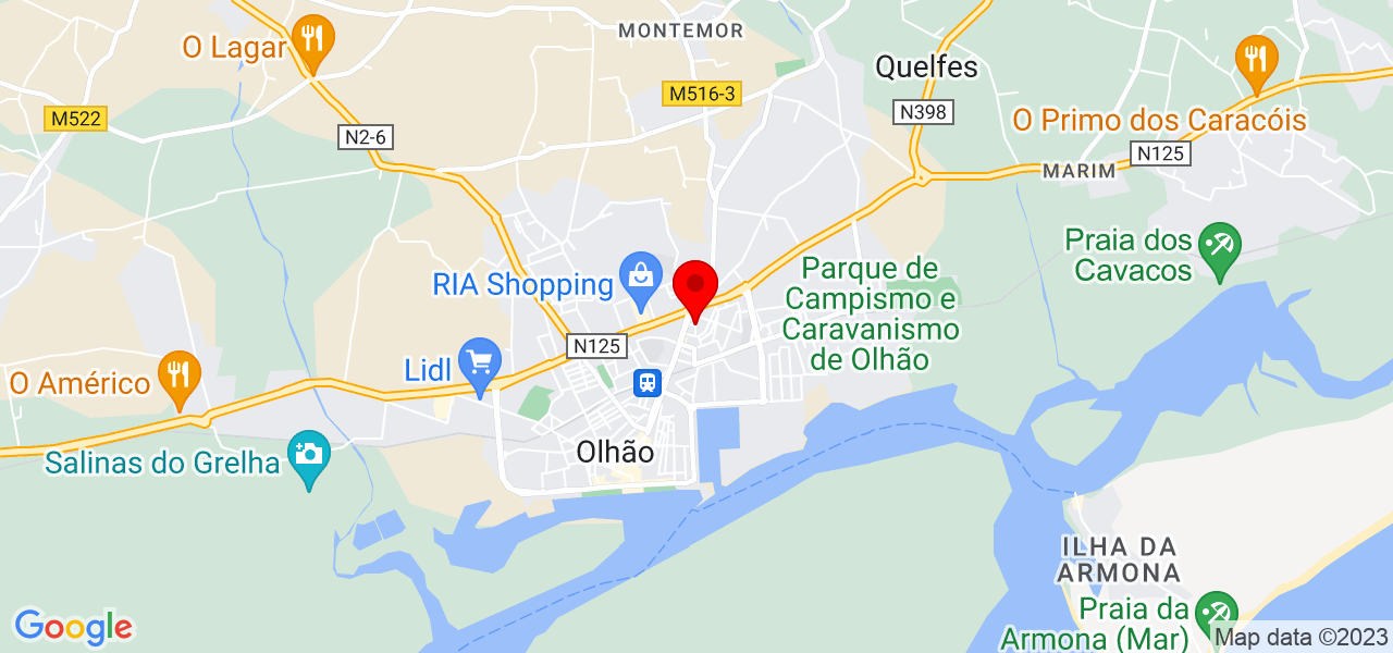 Linguista - Faro - Olhão - Mapa