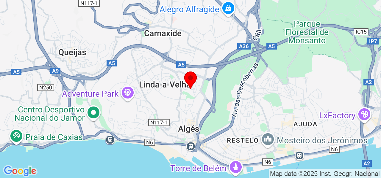 Jo&atilde;o - Lisboa - Oeiras - Mapa