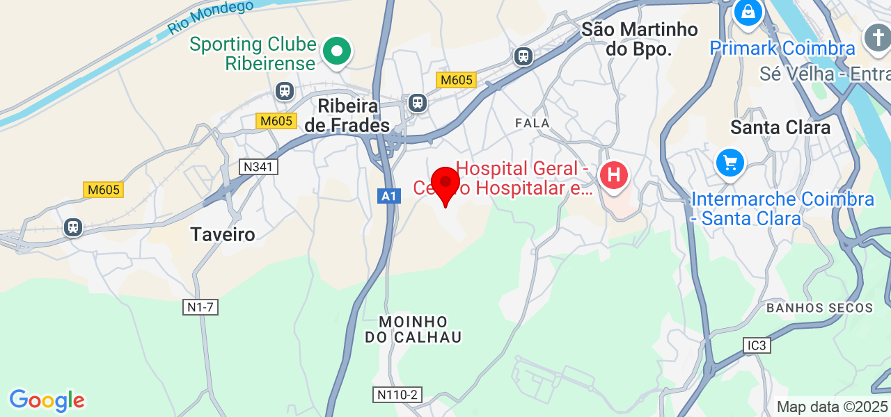 Mary Cleaning - Coimbra - Coimbra - Karte