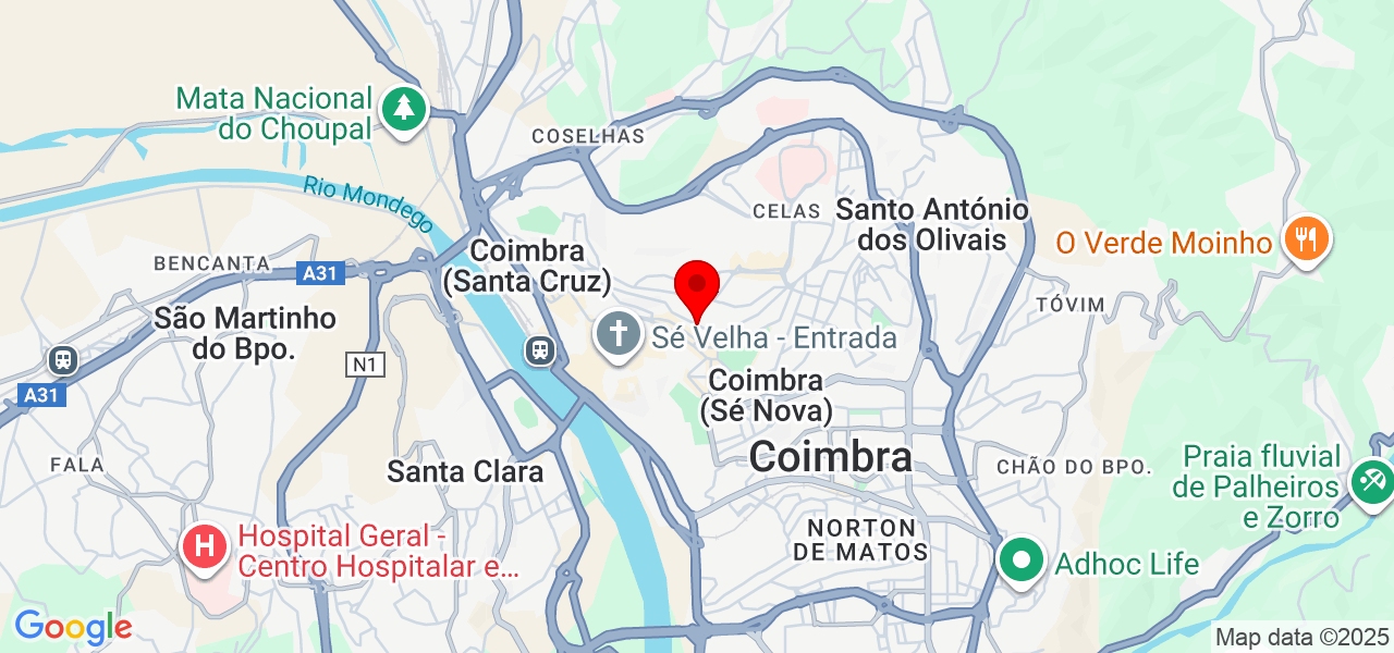 Thaisa Chaplin - Coimbra - Coimbra - Carte