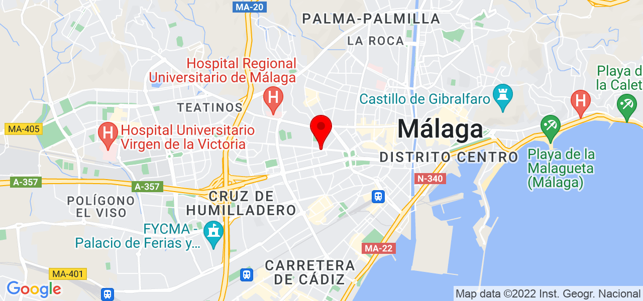 Idet Formaciones - Andalucía - Málaga - Mapa