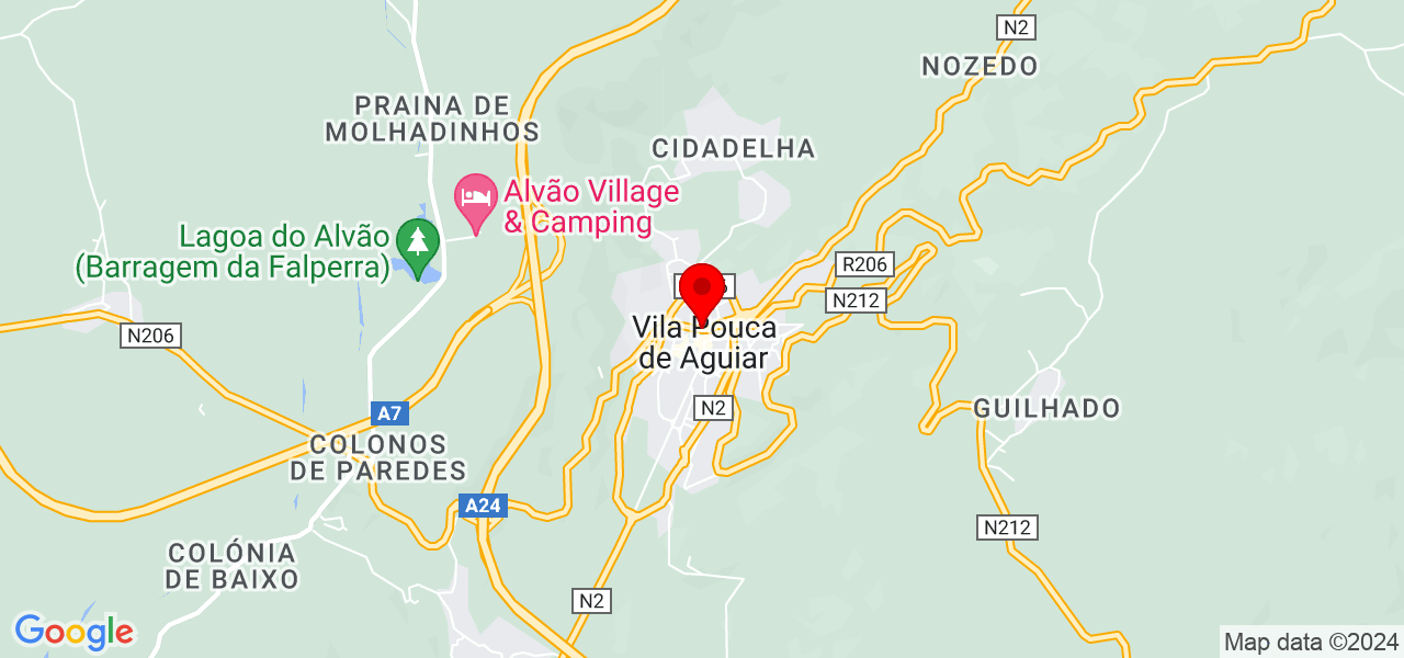 Didactikgreen - Vila Real - Vila Pouca de Aguiar - Mapa