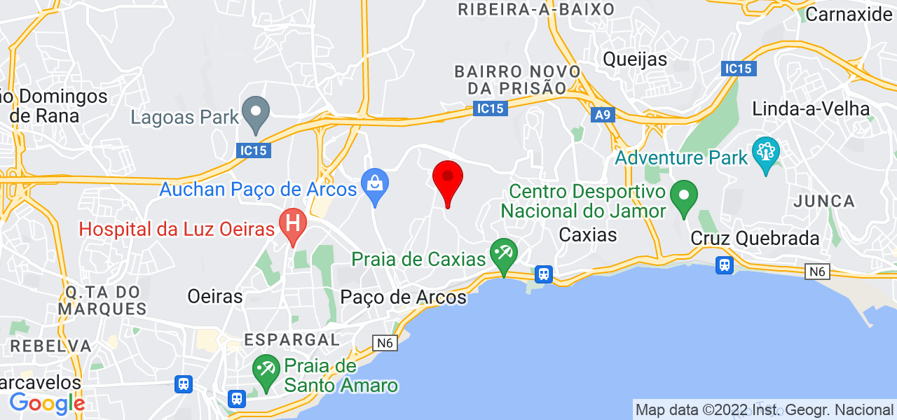 Dailene fortes - Lisboa - Oeiras - Mapa