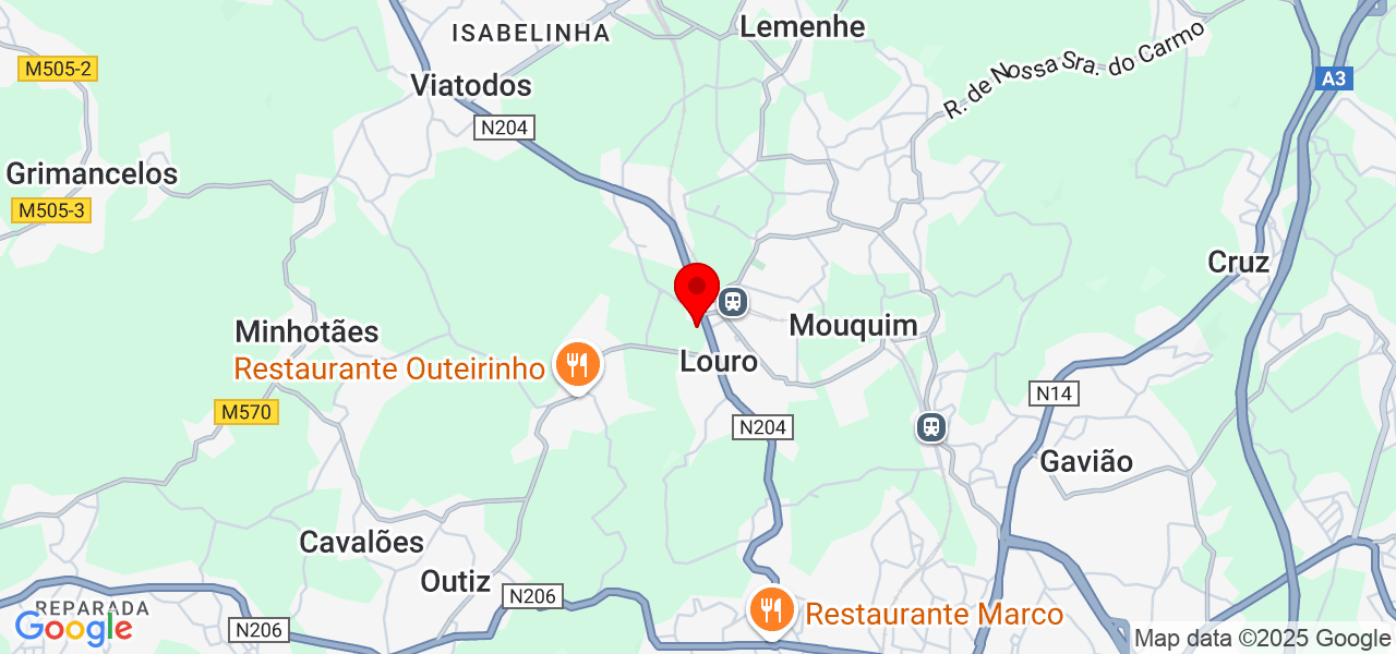 Obra Prima Remodelações - Braga - Vila Nova de Famalicão - Mapa