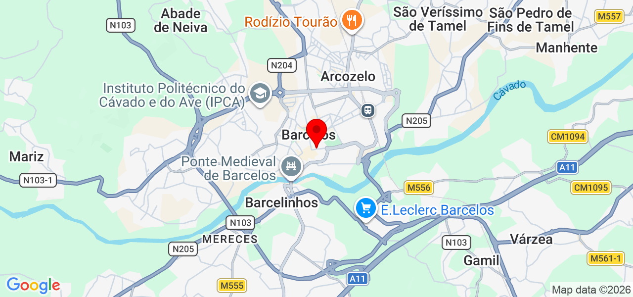 Margarida Fortuna - Braga - Barcelos - Mapa