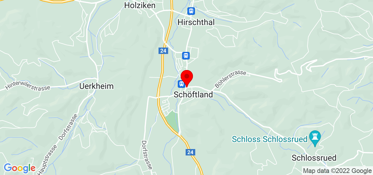 Die Ässerei - Aargau - Schöftland - Karte