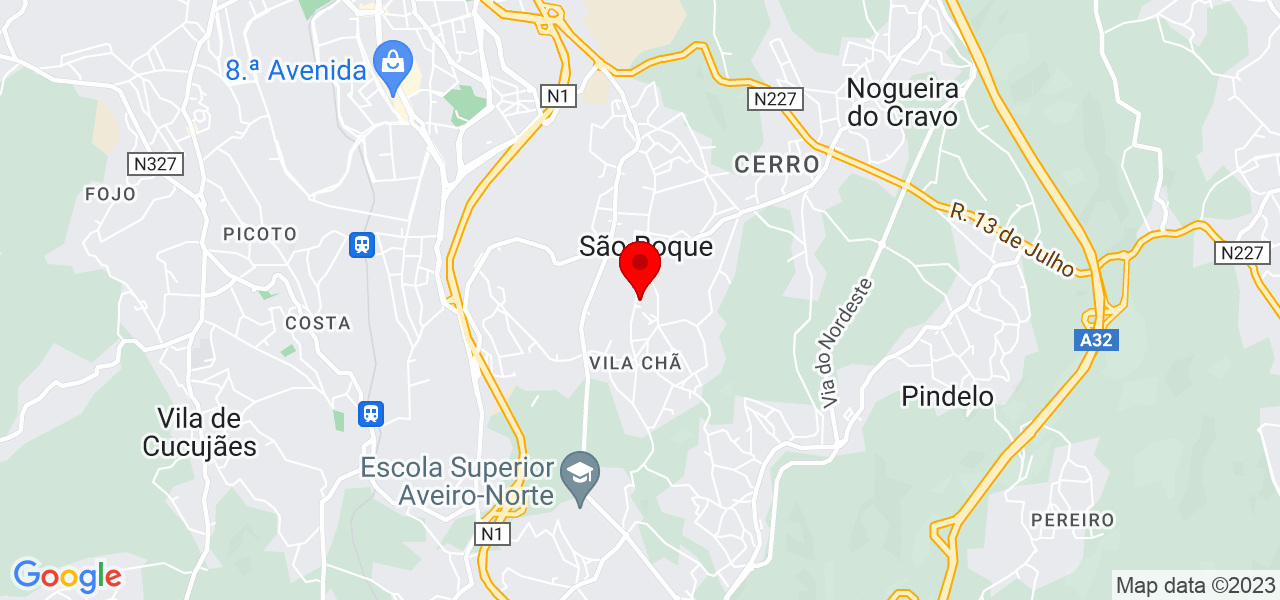 Lucas - Aveiro - Oliveira de Azeméis - Map