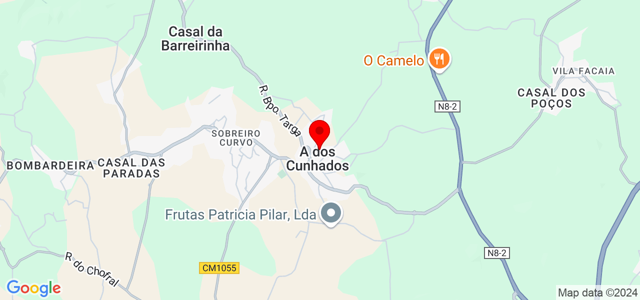Inês Ferrão - Lisboa - Torres Vedras - Mapa