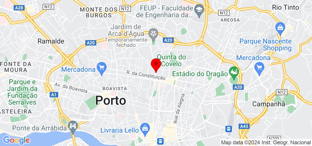 Faty - Porto - Porto - Mapa