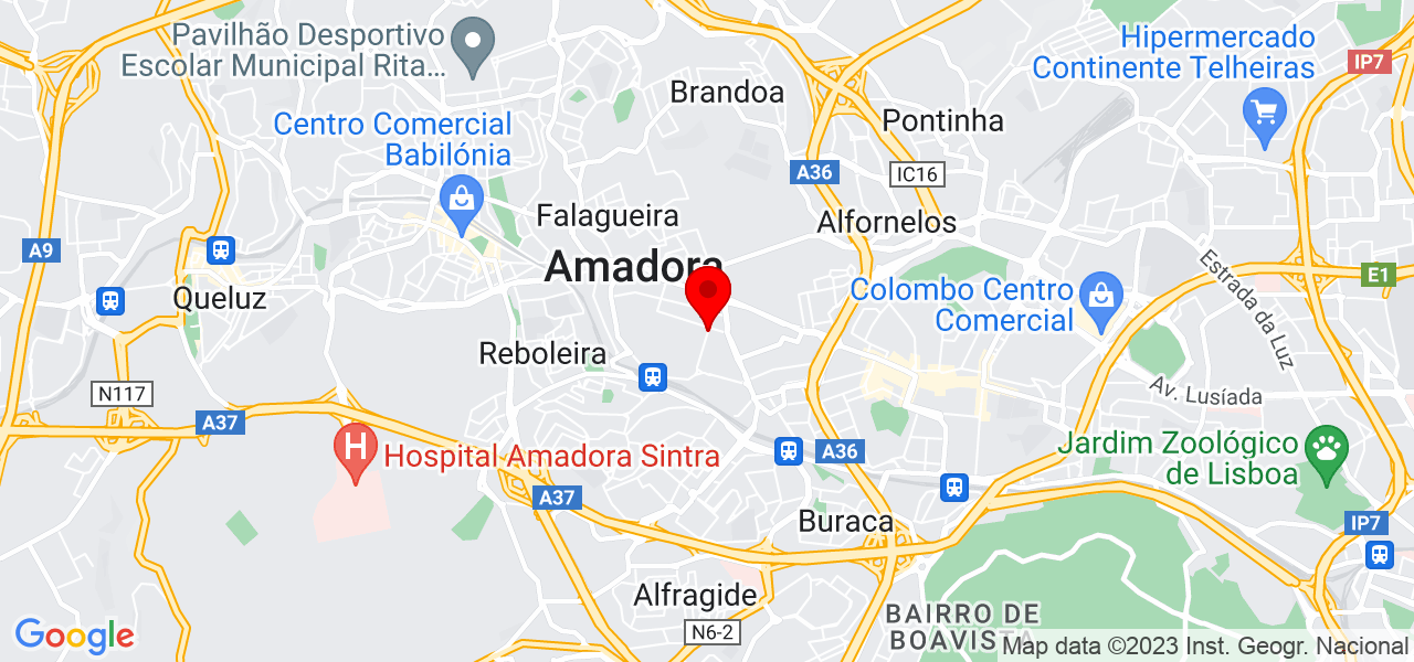 Bave Decor - Lisboa - Amadora - Mapa