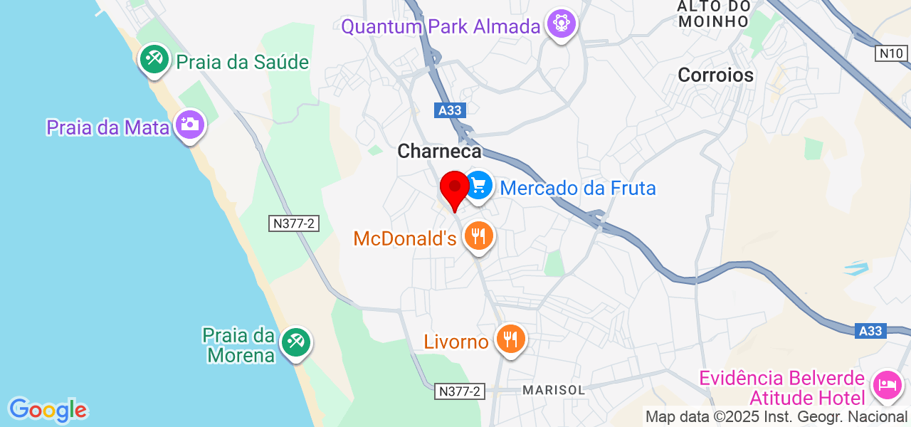 Pata Certa - Setúbal - Almada - Mapa