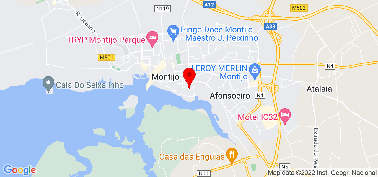 Houserepair - Setúbal - Montijo - Karte