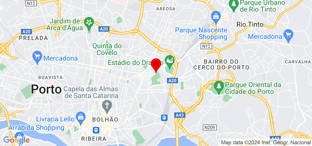Celebrare Shows - Porto - Porto - Mapa