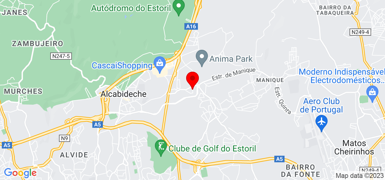 Allan - Lisboa - Cascais - Mapa