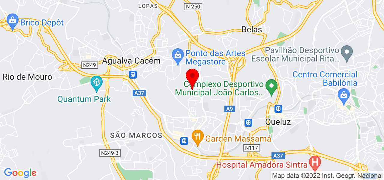 Business Analytics - Cl&aacute;udio dos Santos Mota - Lisboa - Sintra - Mapa
