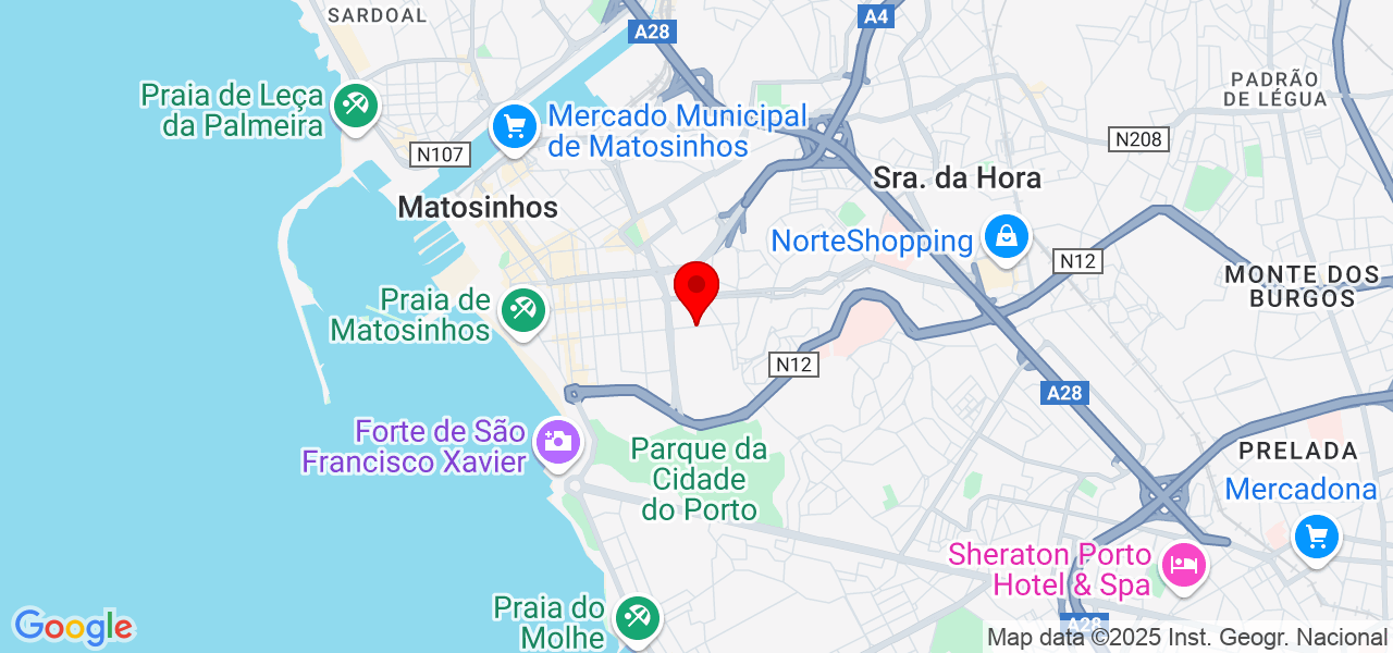 Nuno Fernandes consultores - Porto - Matosinhos - Mapa