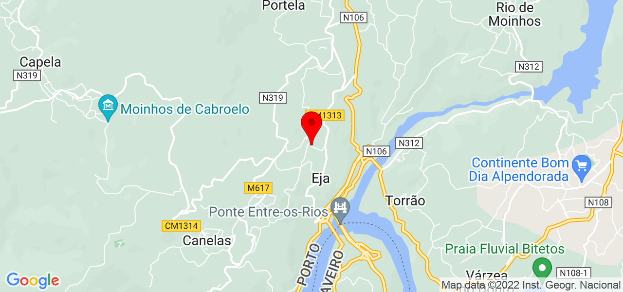 Pieter de Flines - Porto - Penafiel - Mapa