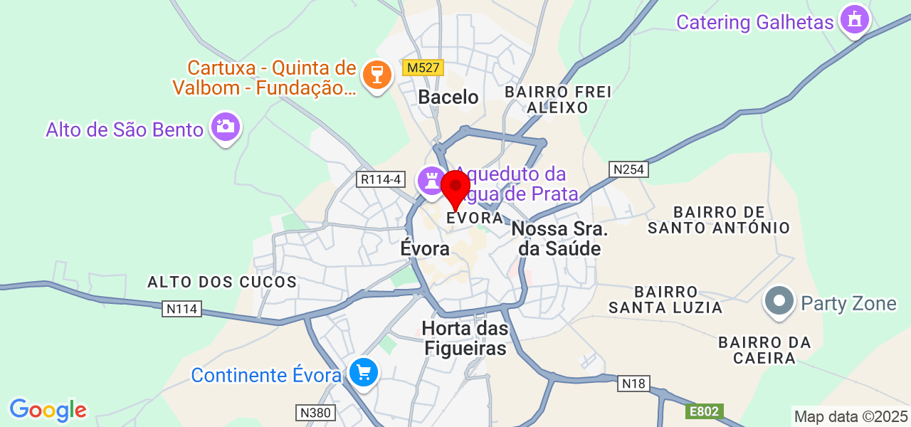 Pro trabalho - Évora - Évora - Map