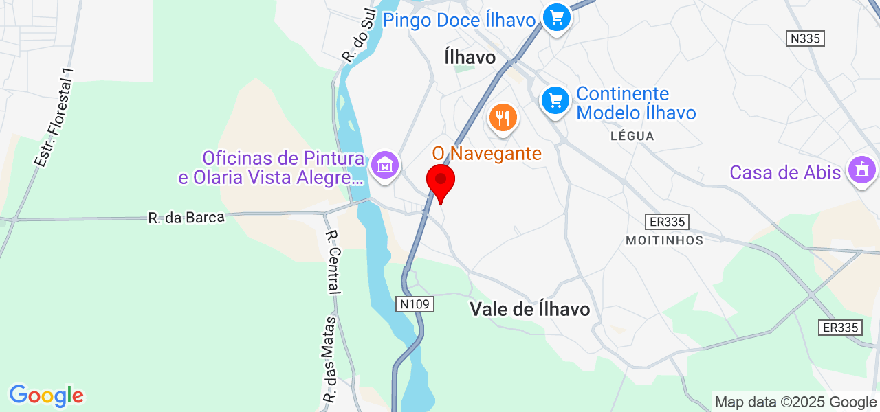 Guiomar de Cristo - Aveiro - Ílhavo - Mapa