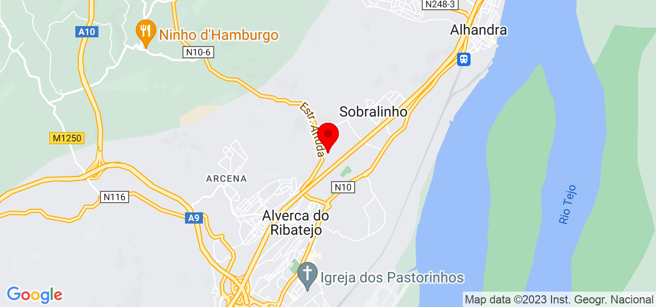 Futi Quarta - Lisboa - Vila Franca de Xira - Mapa