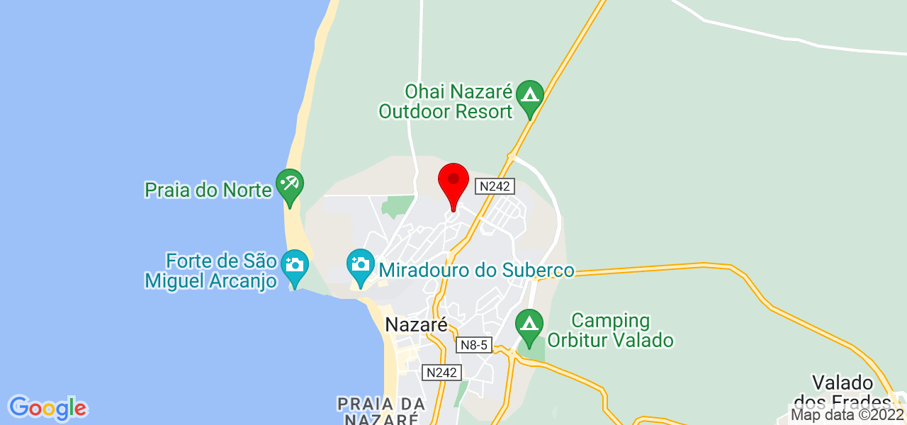 Clean &amp; Shine Nazar&eacute; - Leiria - Nazaré - Mapa