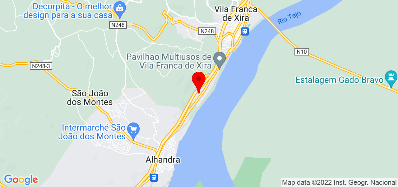 Mario Catita - Lisboa - Vila Franca de Xira - Mapa