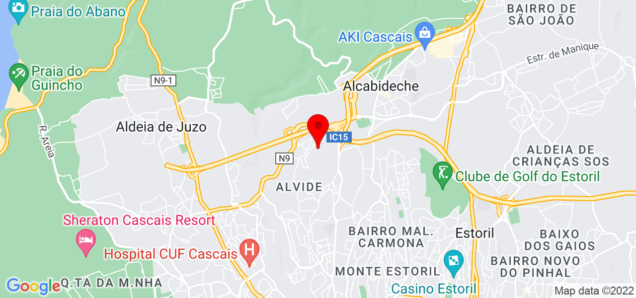 Jos&eacute; Ribeiro - Lisboa - Cascais - Mapa