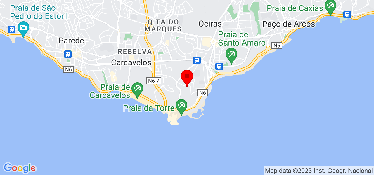 Nat&aacute;lia Pereira - Lisboa - Oeiras - Mapa
