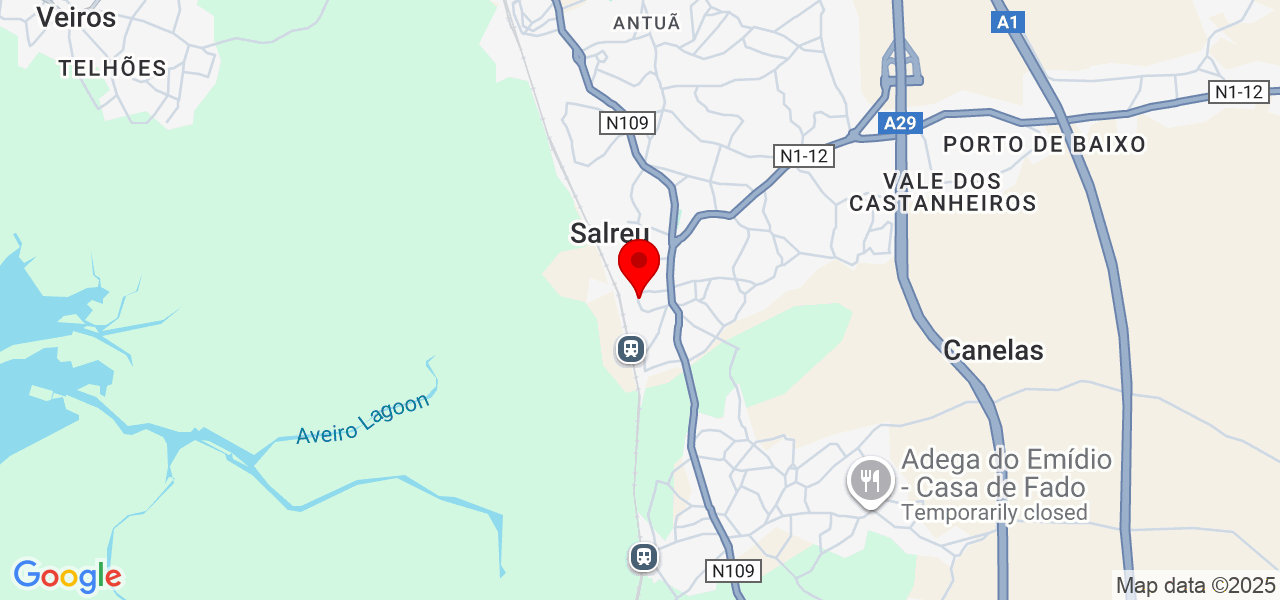 Daniel Cruz - Aveiro - Estarreja - Mapa