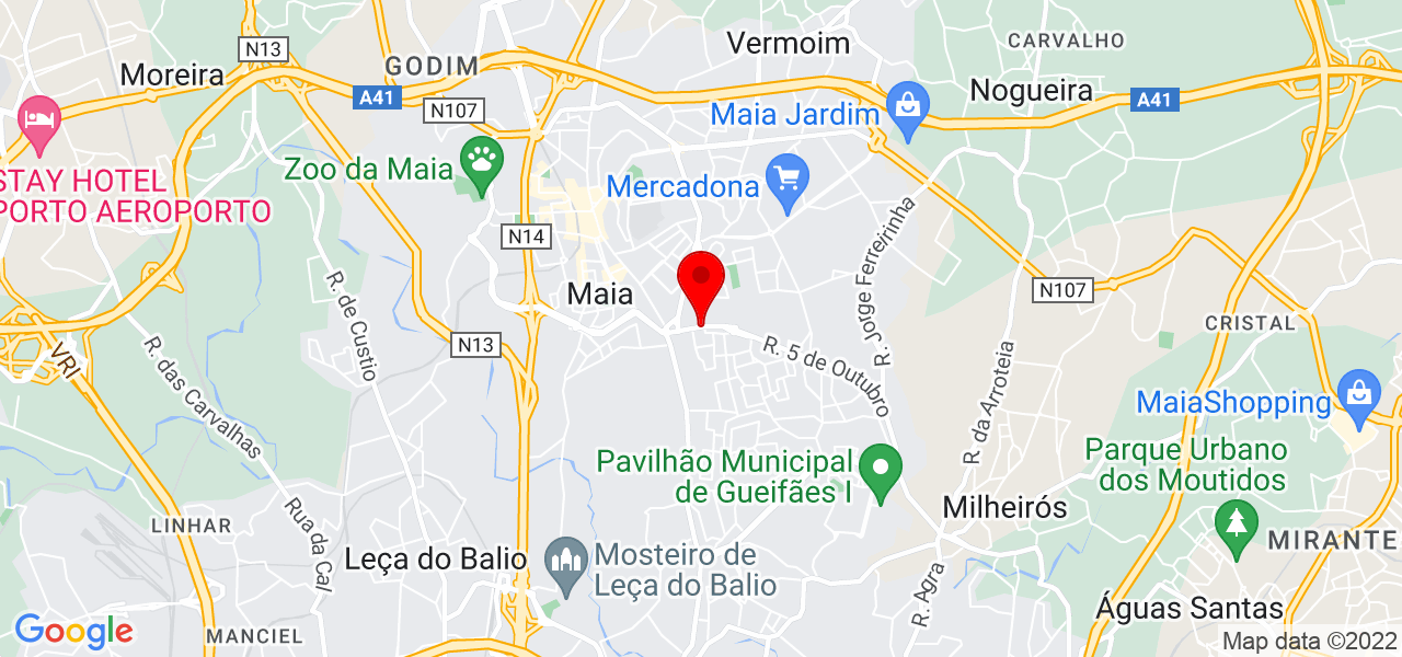 Plano Eletrico - Porto - Maia - Mapa