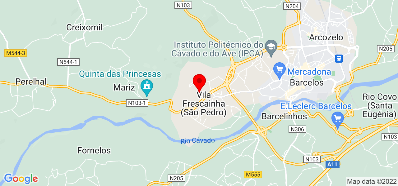 Marta Vasconcelos - Porto - Marco de Canaveses - Mapa