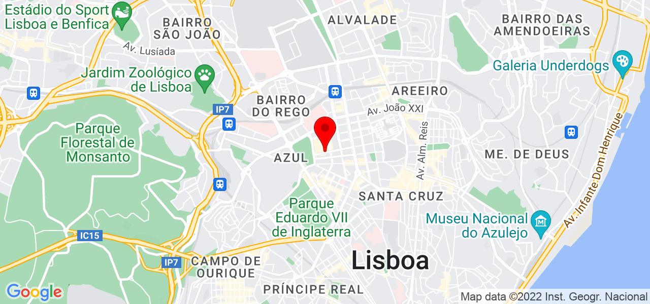 Deleme Janelas - Lisboa - Lisboa - Mapa