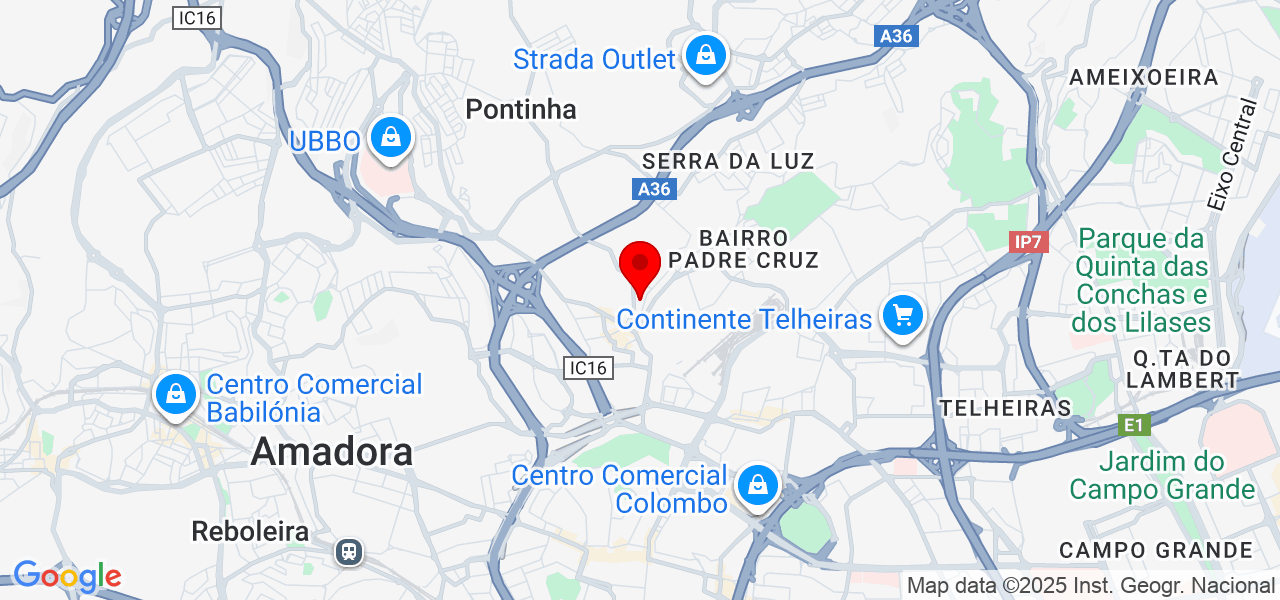 Gilsepp Menezes - Lisboa - Odivelas - Karte