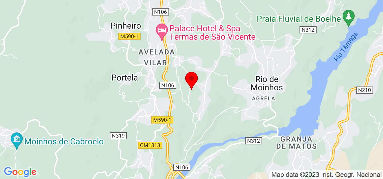 Paulo formiga - Porto - Penafiel - Mapa