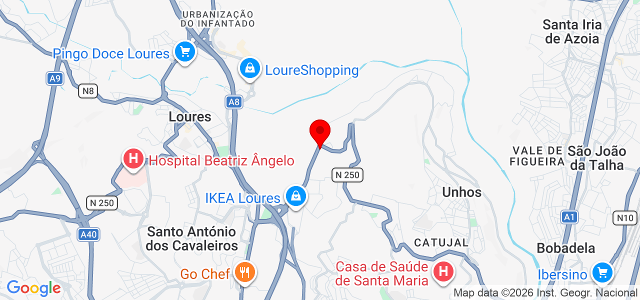 Fernanda - Lisboa - Loures - Mapa