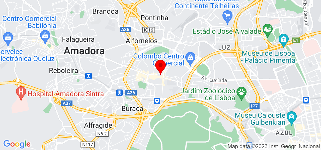 Francisca Dami&atilde;o - Lisboa - Lisboa - Mapa