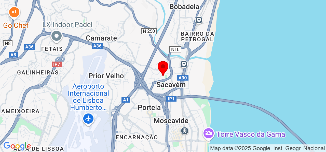 Fátima Pacheco - Lisboa - Loures - Map
