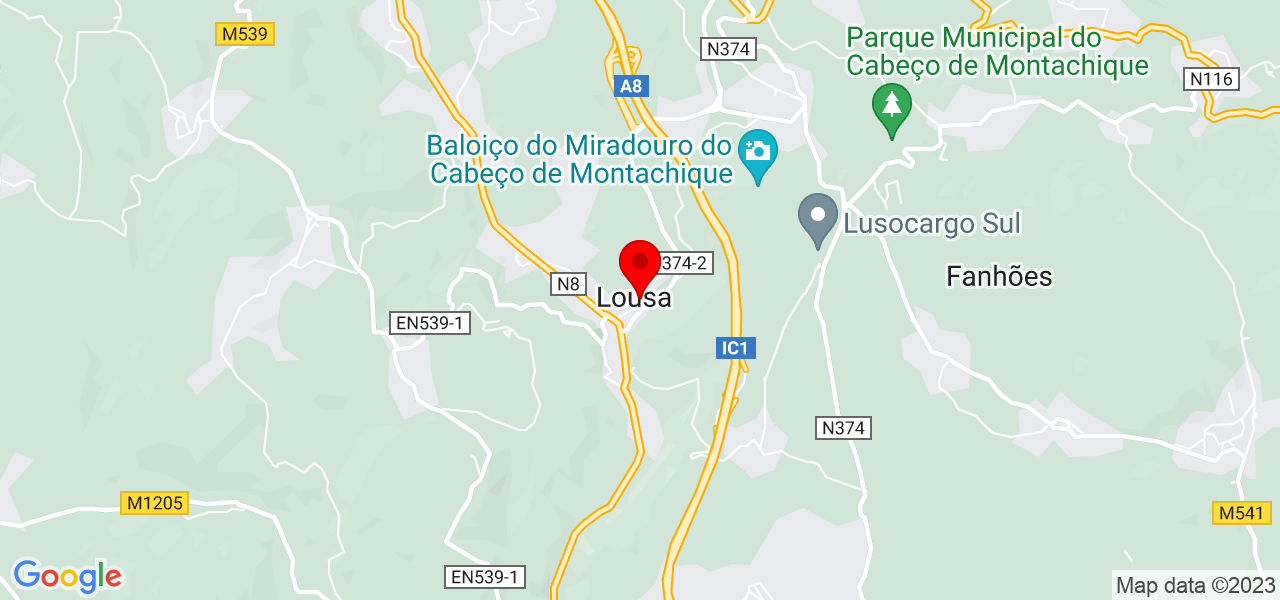 Motus, Comunica&ccedil;&atilde;o - Lisboa - Loures - Mapa