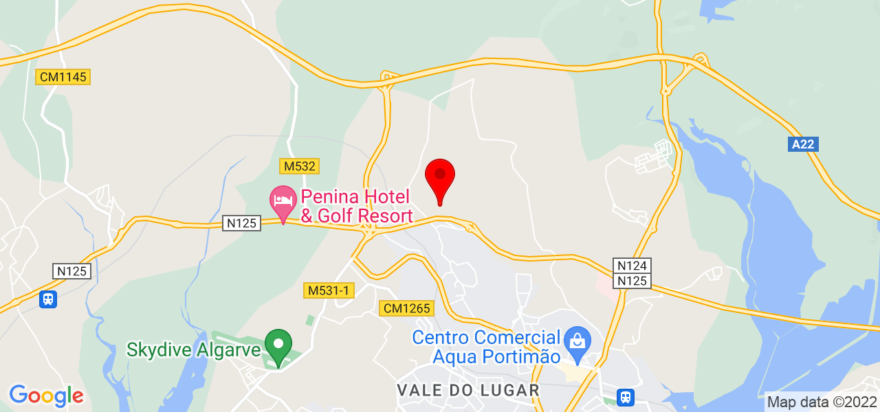Larissa Santos - Faro - Portimão - Mapa