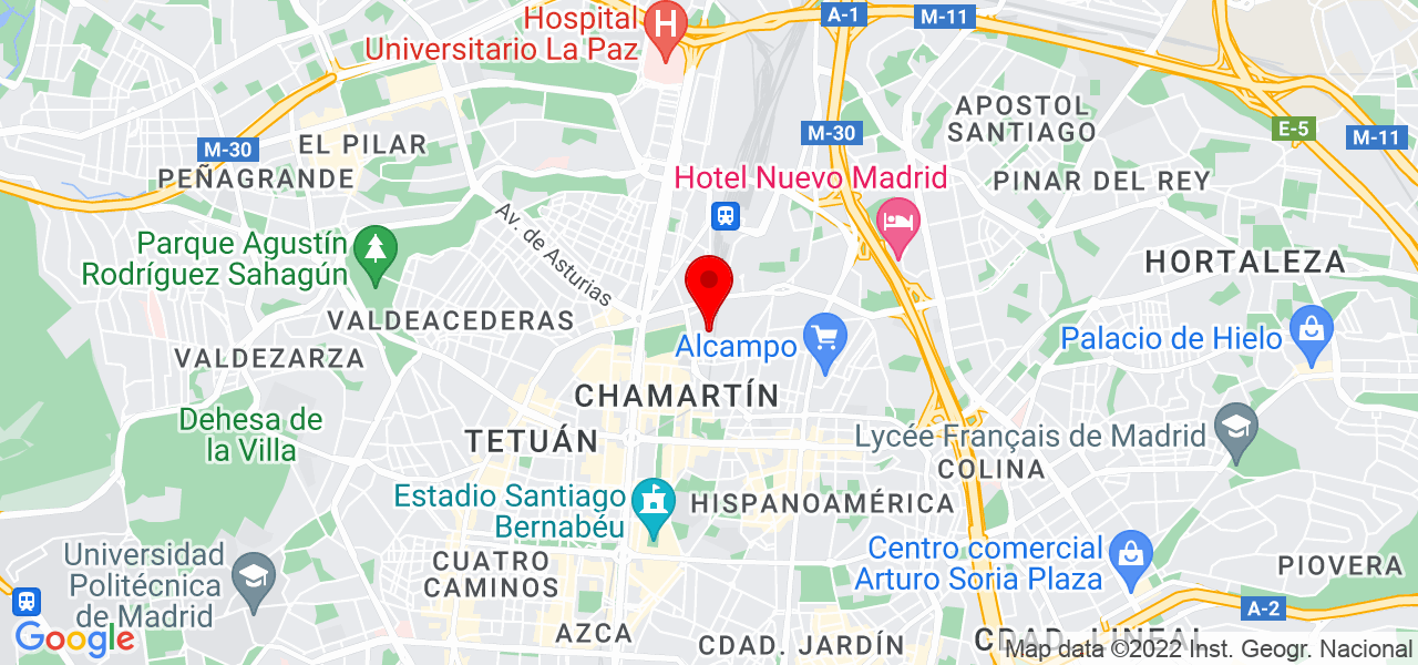 Adela - Comunidad de Madrid - Madrid - Mapa