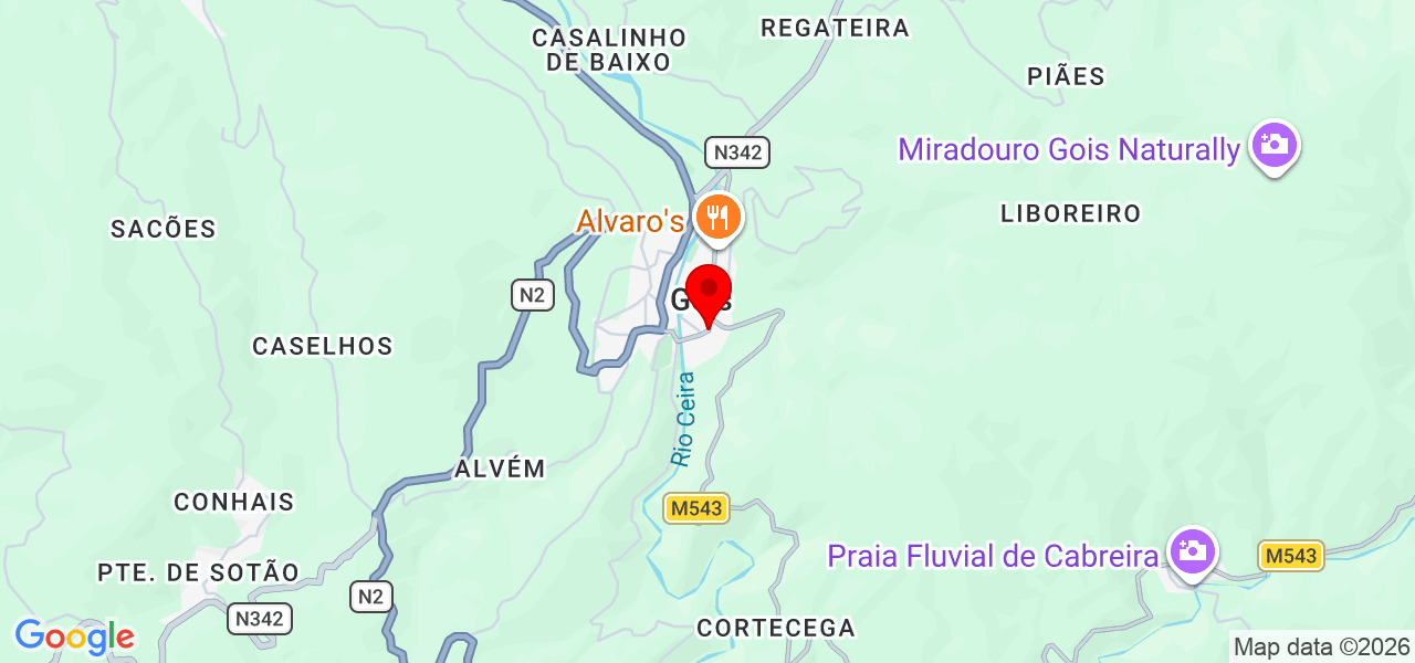 André Costa - Coimbra - Góis - Carte