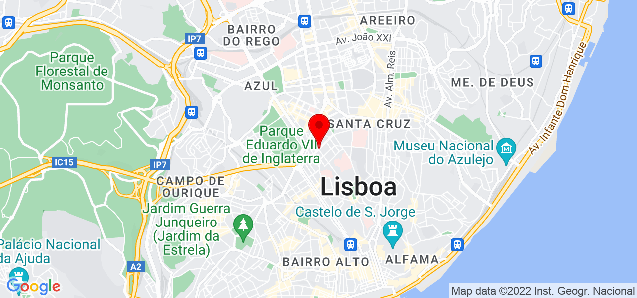 Estores Portugal - Lisboa - Lisboa - Mapa