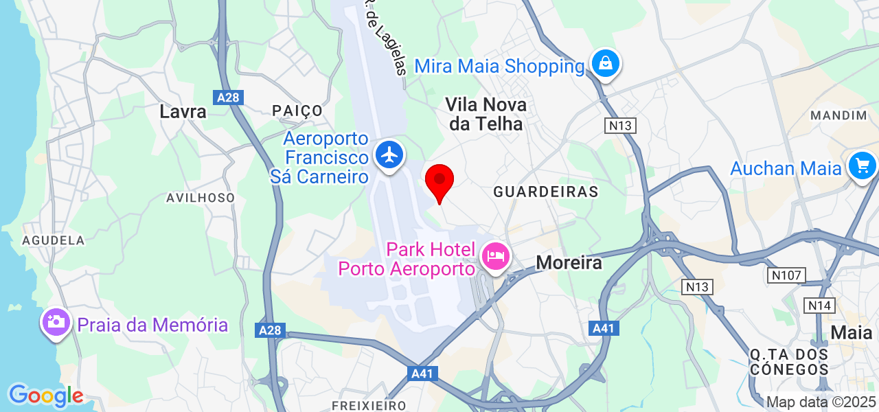 Limpezas gerais - Porto - Maia - Mapa