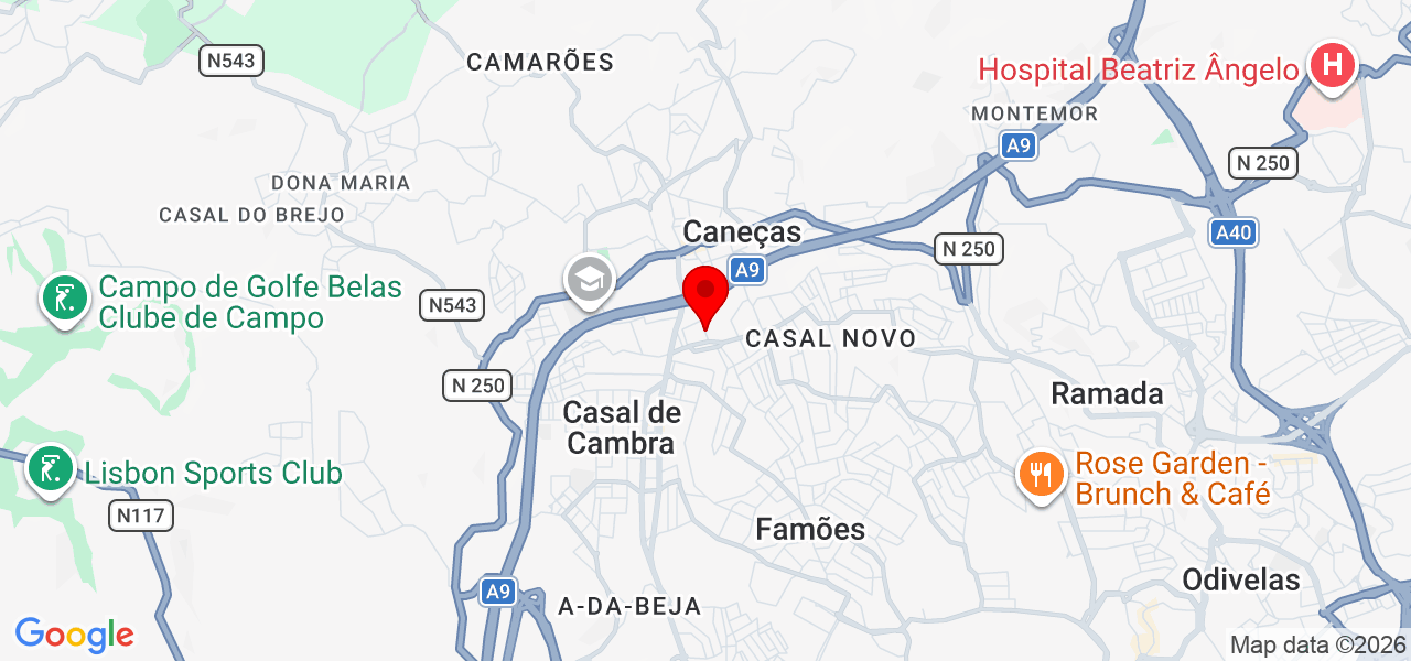 Rone Silva - Lisboa - Odivelas - Map