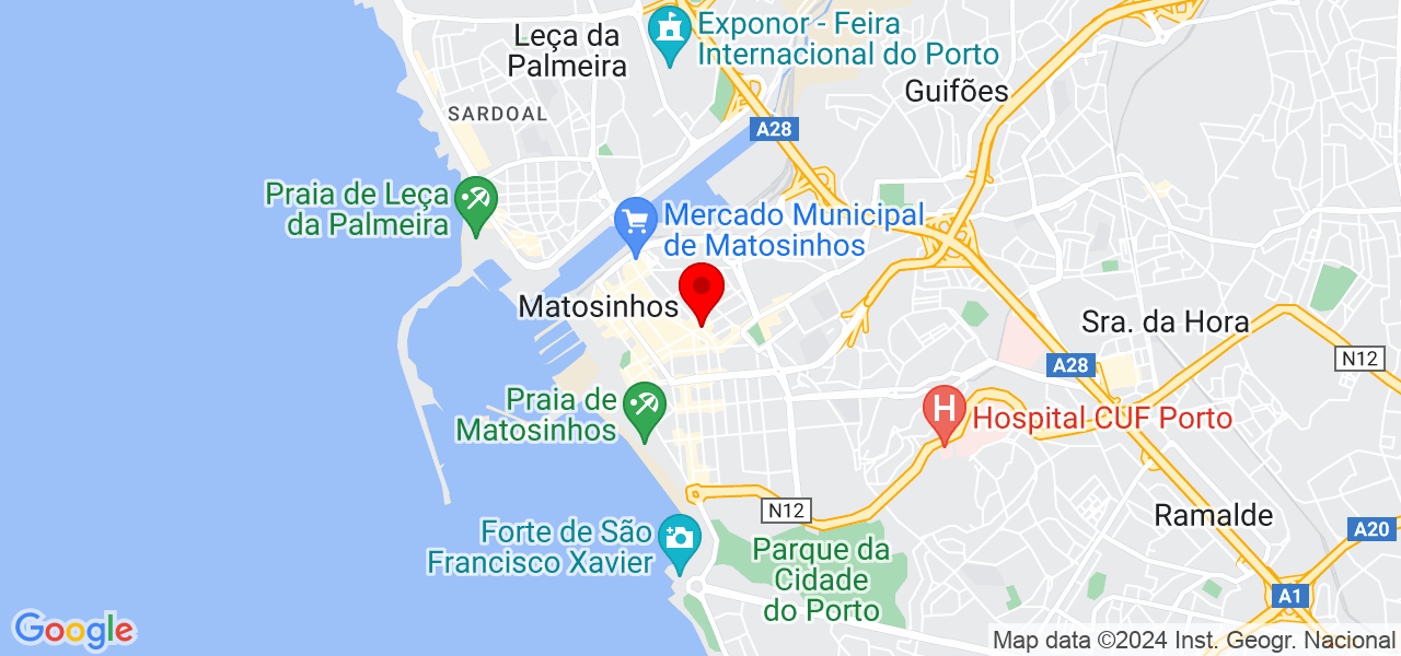Patr&iacute;cia Mendon&ccedil;a Ribeiro - Porto - Matosinhos - Mapa