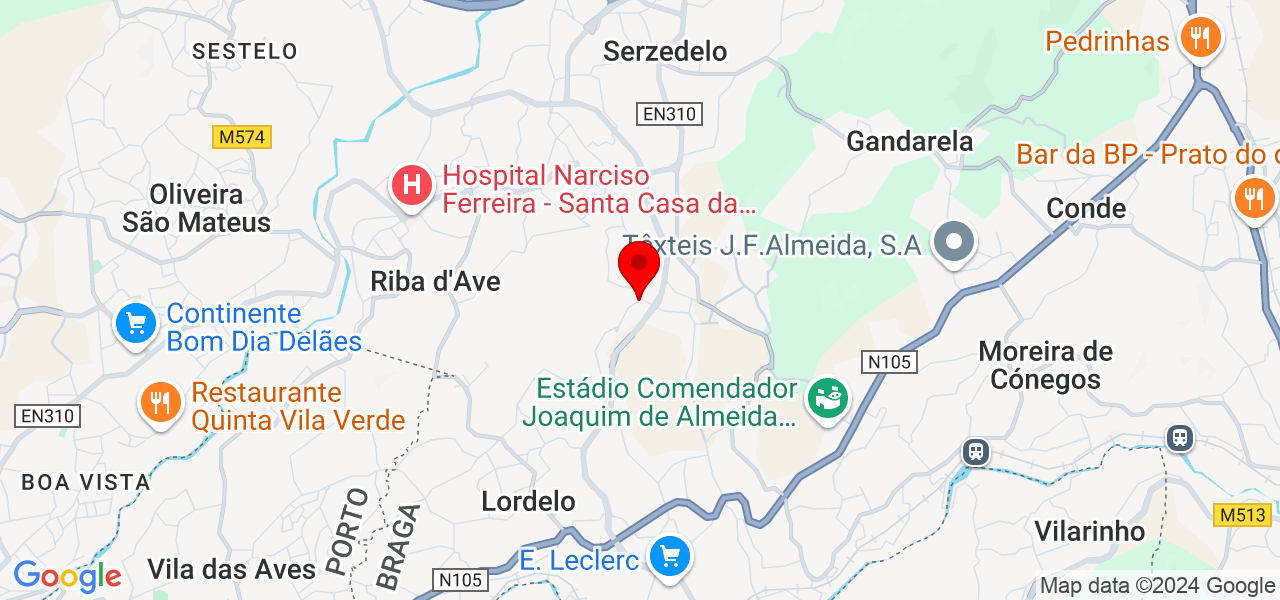 Cuidadora ao idoso, - Braga - Guimarães - Map